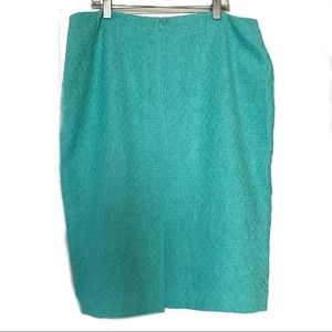 Lafayette 148 New York Turquoise Skirt